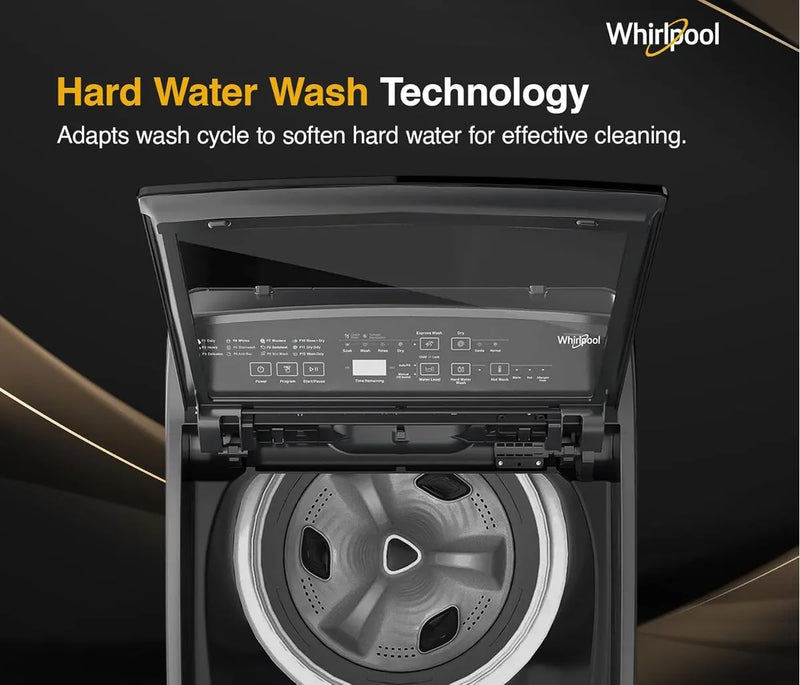 Whirlpool 6.5 kg Magic Clean 5 Star Fully Automatic Top Load Washing Machine Grey (MAGIC CLEAN 6.5 GENX GREY 5YrMW)