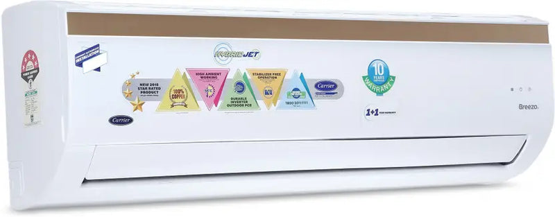 CARRIER Hybridjet 1.5 Ton 5 Star Split Inverter AC  - White