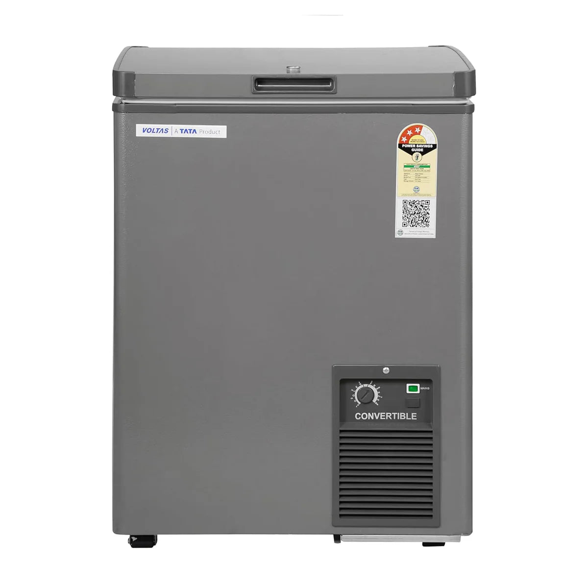 Voltas CVF 120 SA3-P-P1-GW Single Door Deep Freezer, 120Liters, 3 Star