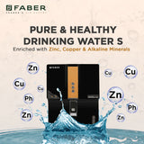 Faber FWP Health Guard, 6 Ltrs Storage, RO + UV + MAT + Vitamin C Water Purifier