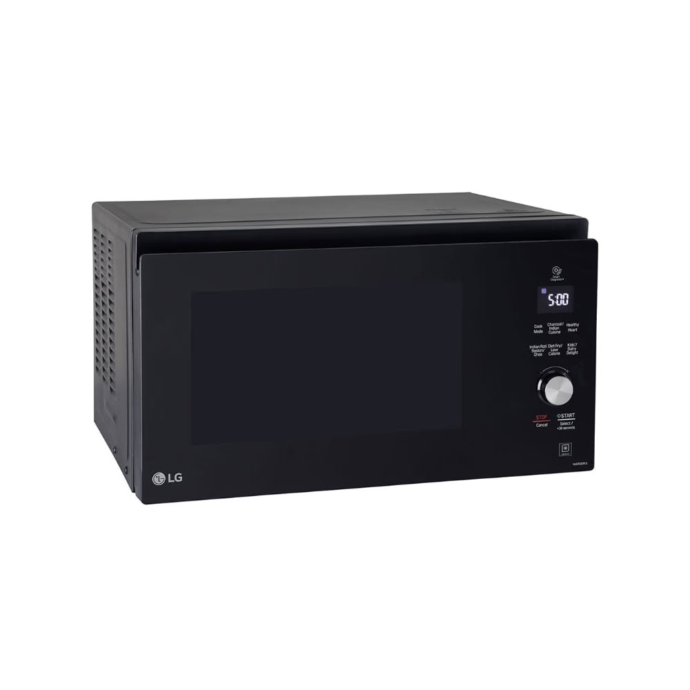 LG 32 L Scan to Cook Wi-Fi Enabled Charcoal Convection Healthy Microwave Oven (MJEN326ULW, Motorised Rotisserie for Bar-be-queing at home, Diet Fry, Black)