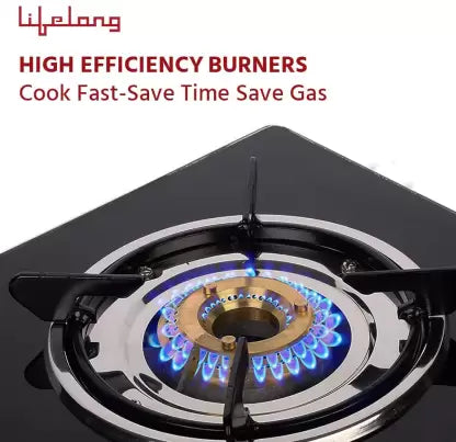 Lifelong LLGS602 Glass, Iron Automatic Gas Stove