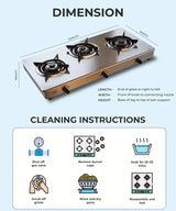 Prestige PHTM 02 Mystic Glass Manual Hob