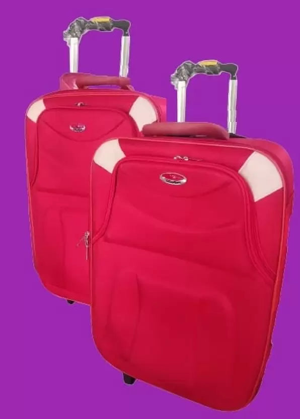 MEDIUM SIZE Check-in Suitcase 4 Wheels - Italian tourists - Red