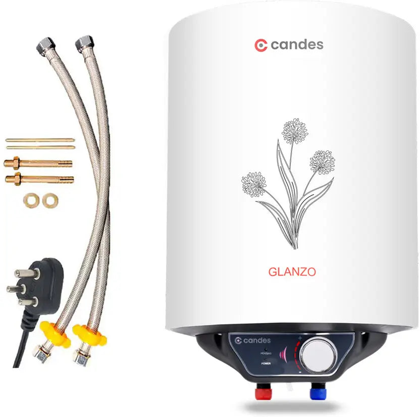 Candes Glanzo GlassLine 15 L Storage Water Geyser