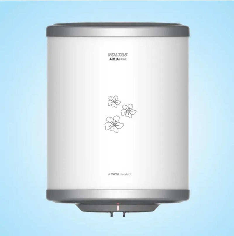 Voltas AQUA PRIM 25L Storage Water Geyser(White)