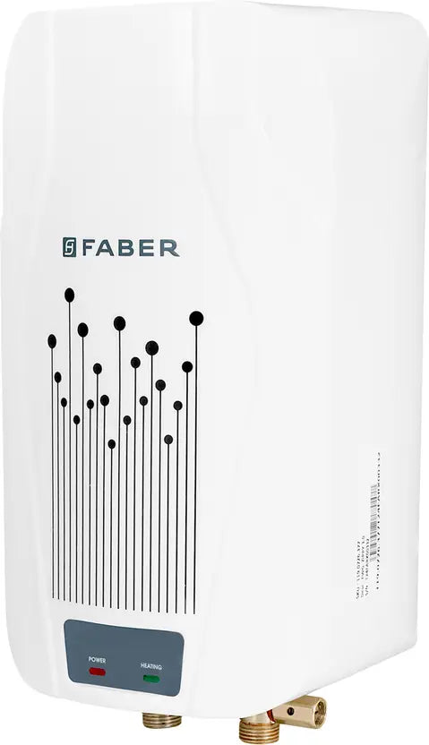 FABER FWG Zippy 3.0 3 L Instant Water Geyser (White)