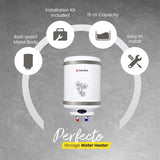 Candes 15 Litre Perfecto Storage Water Heater