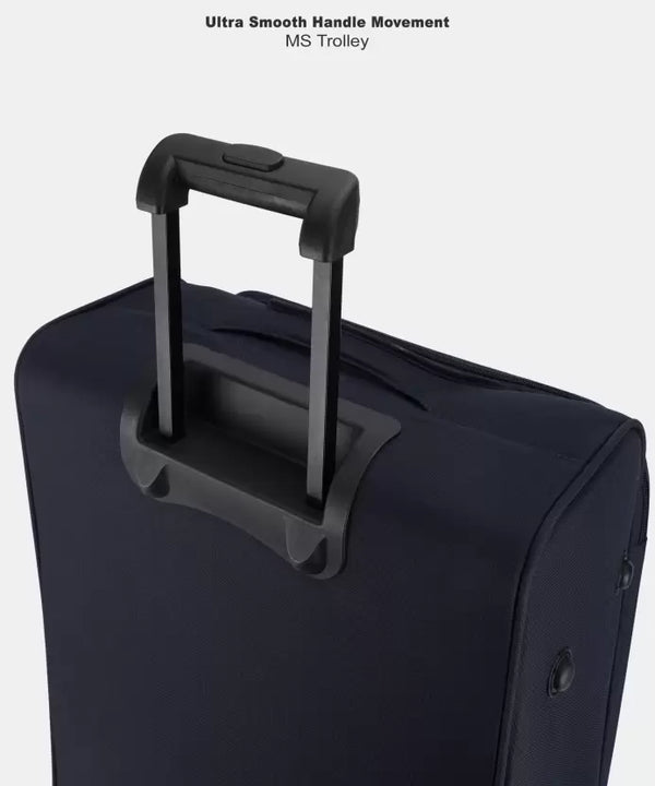 Provogue Medium Check-in Suitcase (65 cm) 4 Wheels - Edge - Blue