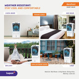 Livpure 85 L Desert Air Cooler (White and Blue, AEROFROST-85L)