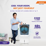 Livpure 85 L Desert Air Cooler (White and Blue, AEROFROST-85L)