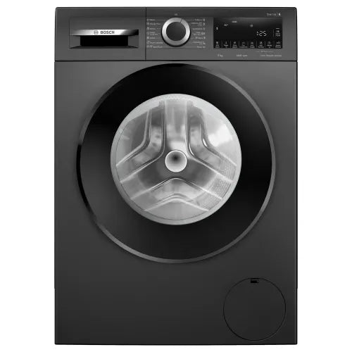 Bosch 9kg 5 Star Anti Wrinkle & Steam Care Fully Automatic Front Load Washing Machine with Built in Heater (WGA244ZTIN, Black Grey)