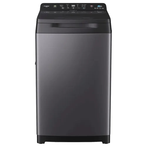 Haier 9 Kg 5 Star Fully Automatic Top Load Washing Machine with Pillow Drum | 8 Wash Programs | Toughened Glass | Soft Closing (HWM90-688S8, Dark Jade)