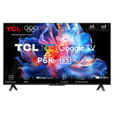 TCL 139 cm (55 inches) 4K UHD Google TV,55P6K, Black