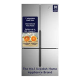 Electrolux 564 Litres Quad Door Frost Free Inverter Refrigerator (EQE5600B-S, Silver)