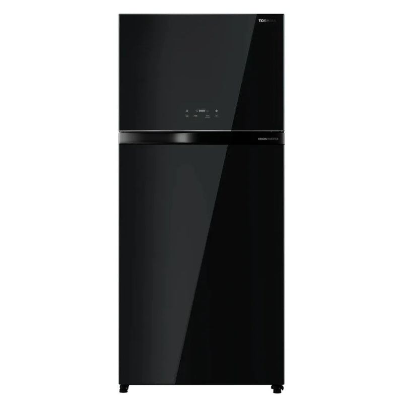 Toshiba, Frost Free,608 Ltrs, Real Inverter,1 Star, Black Glass Finish, Auto Ice Maker,GR-RT835WE-PGI(22)