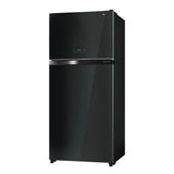 Toshiba 608 Litres 1 Star Double Door Frost Free Origin Inverter Refrigerator | Automatic Ice Maker | Ultrafresh Zone | Pure Bio Deodorizer | Touch Control Panel (GR-RT835WE-PGI(22), Black Glass)
