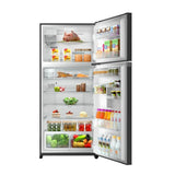 Toshiba 608 Litres 1 Star Double Door Frost Free Origin Inverter Refrigerator | Automatic Ice Maker | Ultrafresh Zone | Pure Bio Deodorizer | Touch Control Panel (GR-RT835WE-PGI(22), Black Glass)