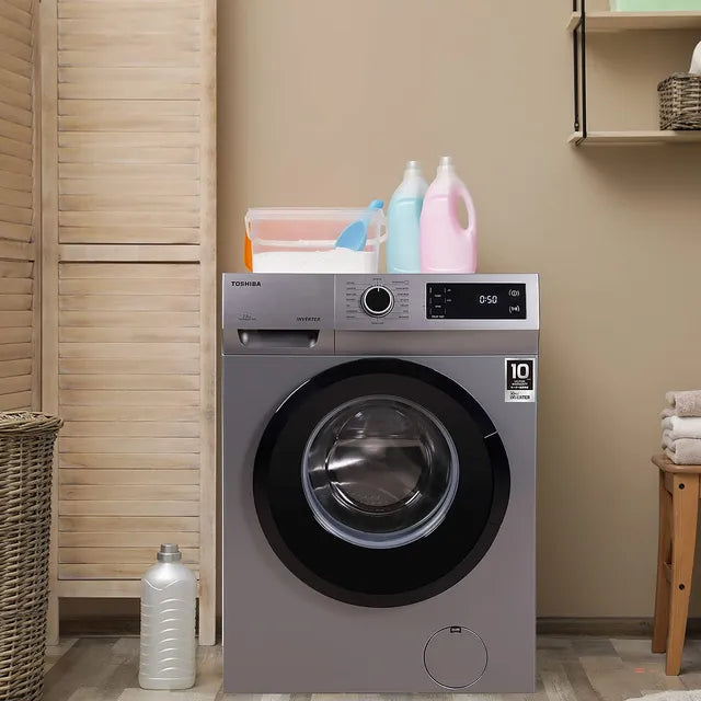 TW-BJ85S2-IND(SK) ,TOSHIBA FAFL 7.5 KG,T01 SERIES,SILVER COLOR (open Box Like New)