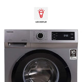 TW-BJ85S2-IND(SK) ,TOSHIBA FAFL 7.5 KG,T01 SERIES,SILVER COLOR (open Box Like New)