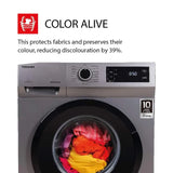 TW-BJ85S2-IND(SK) ,TOSHIBA FAFL 7.5 KG,T01 SERIES,SILVER COLOR (open Box Like New)