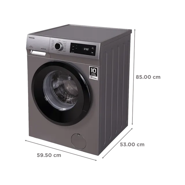 TW-BJ85S2-IND(SK) ,TOSHIBA FAFL 7.5 KG,T01 SERIES,SILVER COLOR (open Box Like New)
