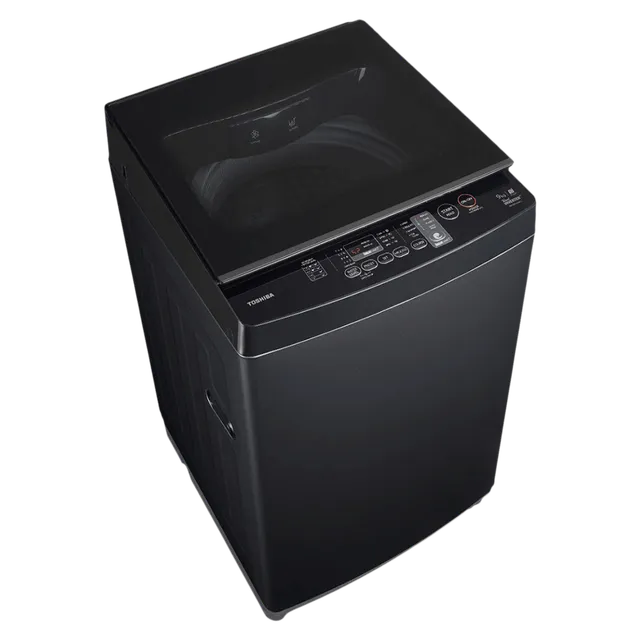 TOSHIBA 9 kg 5 Star Inverter Fully Automatic Top Load Washing Machine (AW-DJ1000F-IND, i-Clean Function, Silver)