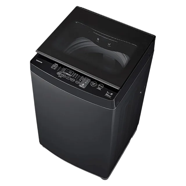 TOSHIBA 9 kg 5 Star Inverter Fully Automatic Top Load Washing Machine (AW-DJ1000F-IND, i-Clean Function, Silver)