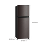 GR-RT302WE-PMI(37) ,Toshiba, Frost Free ,252 L, Real Inverter,2 Star, Satin Grey (open Box Like New)