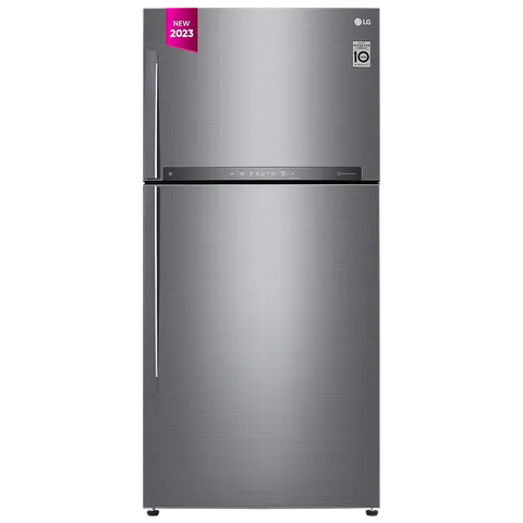 LG 592 L Frost Free Double Door 1 Star Refrigerator (Platinum Silver 3, GR-H812HLHM)