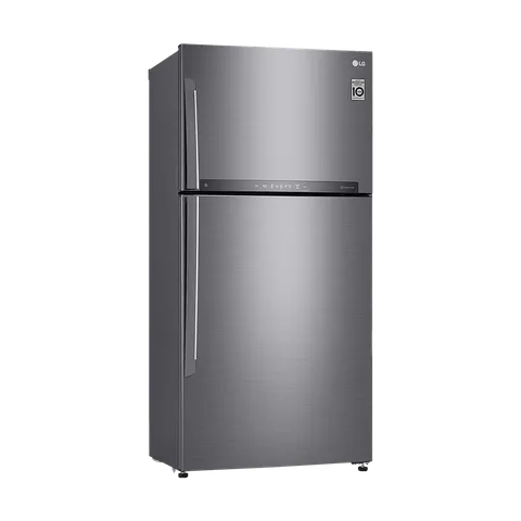 LG 592 L Frost Free Double Door 1 Star Refrigerator (Platinum Silver 3, GR-H812HLHM)