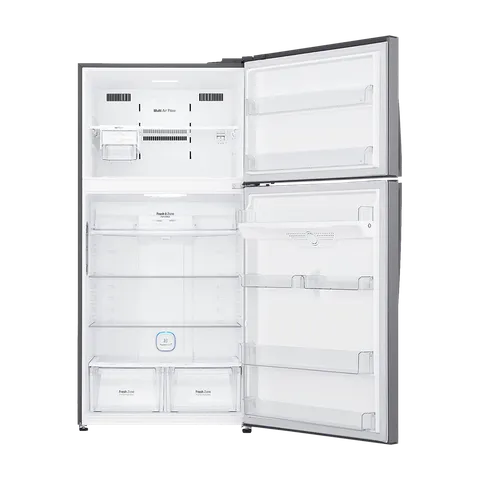 LG 592 L Frost Free Double Door 1 Star Refrigerator (Platinum Silver 3, GR-H812HLHM)