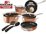 GOTHAM STEEL Induction Bottom Non-Stick Coated Cookware Set