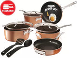 GOTHAM STEEL Induction Bottom Non-Stick Coated Cookware Set