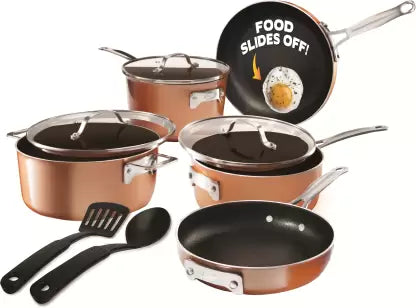 GOTHAM STEEL Induction Bottom Non-Stick Coated Cookware Set