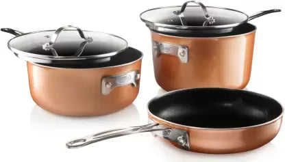 GOTHAM STEEL Induction Bottom Non-Stick Coated Cookware Set