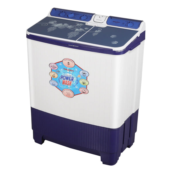 SALORA 9.5 KG SEMI-AUTOMATIC TOP LOADING WASHING MACHINE (SWMS 9502) | Brand New Seal Packed