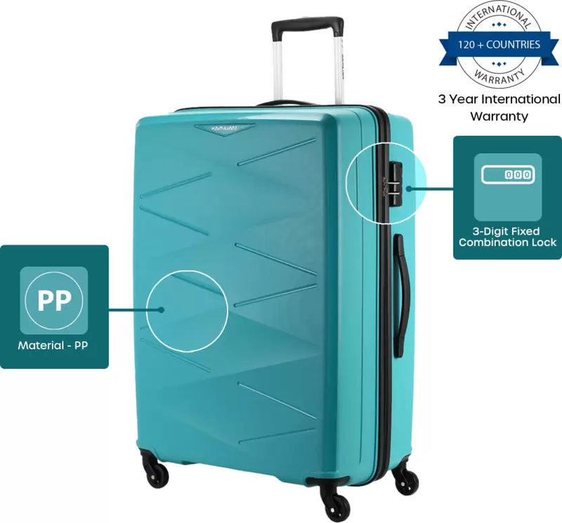 Kamiliant by American Tourister Kam Triprism Aqua Spinner Check-in Suitcase - 31 inch