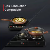 Prestige Omega Festival Pack - Build Your Kitchen Induction Bottom Non-Stick Coated Cookware Set