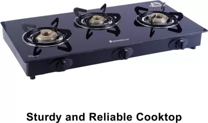 WONDERCHEF Ruby Plus Glass Automatic Gas Stove