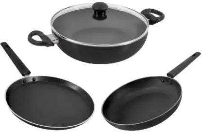 Butterfly Rapid - NIB kitchen Combo Pack 3 Piece set Non-Stick Coated Cookware Set