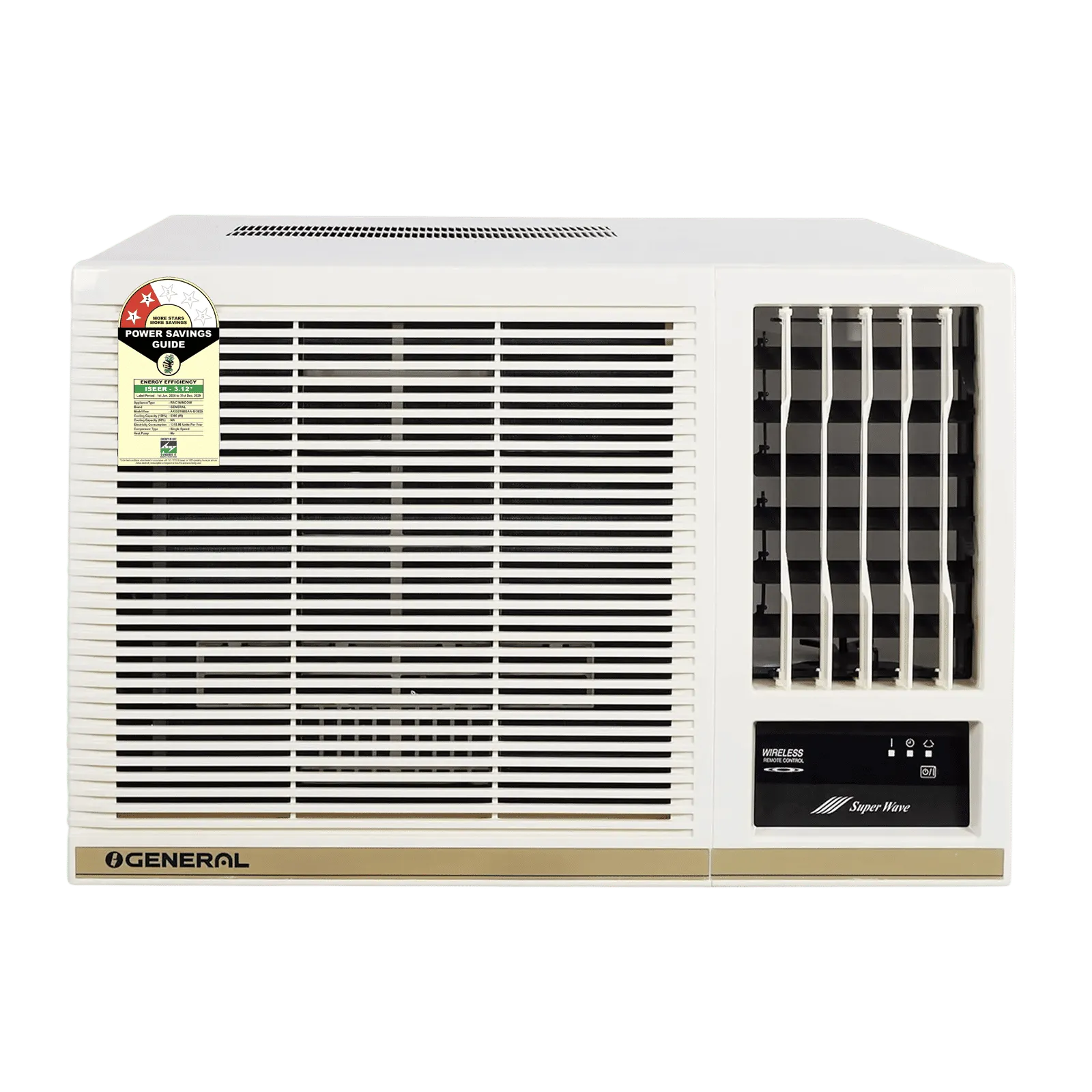 O General 1.5 Ton 2 Star Non inverter Window AC (Copper Condenser, Cathin Filter, 2026 Model AXGB18BBAA-B)