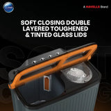 LLOYD 7.5 kg 5 Star Semi Automatic Washing Machine with 3 Wash Programs (GLWMS75CVGEL, Grey)