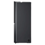 LG 630 L, Frost-Free, Inverter, Wi-Fi Convertible, InstaView Door-In-Door, Side-By-Side Refrigerator with Ice and Water Dispenser (GL-X257AMC3, Matte Black, )