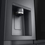 LG 630 L, Frost-Free, Inverter, Wi-Fi Convertible, InstaView Door-In-Door, Side-By-Side Refrigerator with Ice and Water Dispenser (GL-X257AMC3, Matte Black, )