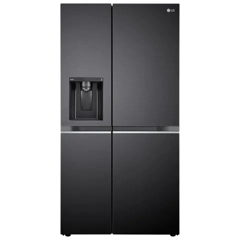 LG 630 Litres 3 Star Frost Free Side by Side Door Smart Wifi Enabled Refrigerator with Multi Air Flow (GL-L257CMC3.DMCZEBN, Matt Black)