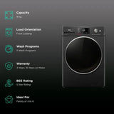 IFB 9 kg 5 Star Wi-Fi Inverter Fully Automatic Front Load Washing Machine (Executive BXN 9014K, AI Technology, Black)