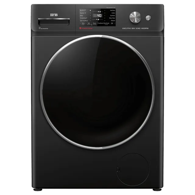 IFB 9 kg 5 Star Wi-Fi Inverter Fully Automatic Front Load Washing Machine (Executive BXN 9014K, AI Technology, Black)