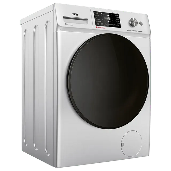 IFB 8 Kg 5 Star Powered by AI with 9 Swirl Wash, WiFi, Fully Automatic Front Load Washing Machine (Senator SXN 8014, Steam Refresh Program with Eco Inverter, Rich Silver)