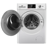 IFB 8 Kg 5 Star Powered by AI with 9 Swirl Wash, WiFi, Fully Automatic Front Load Washing Machine (Senator SXN 8014, Steam Refresh Program with Eco Inverter, Rich Silver)